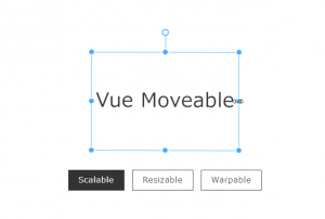 「Vue Moveable」を使って要素を回したり、伸ばしたりする 2